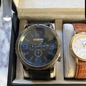 Men's Vintage Watches Lot – Gruen, Citizen, Cadence Geneva Timepieces Box image 6