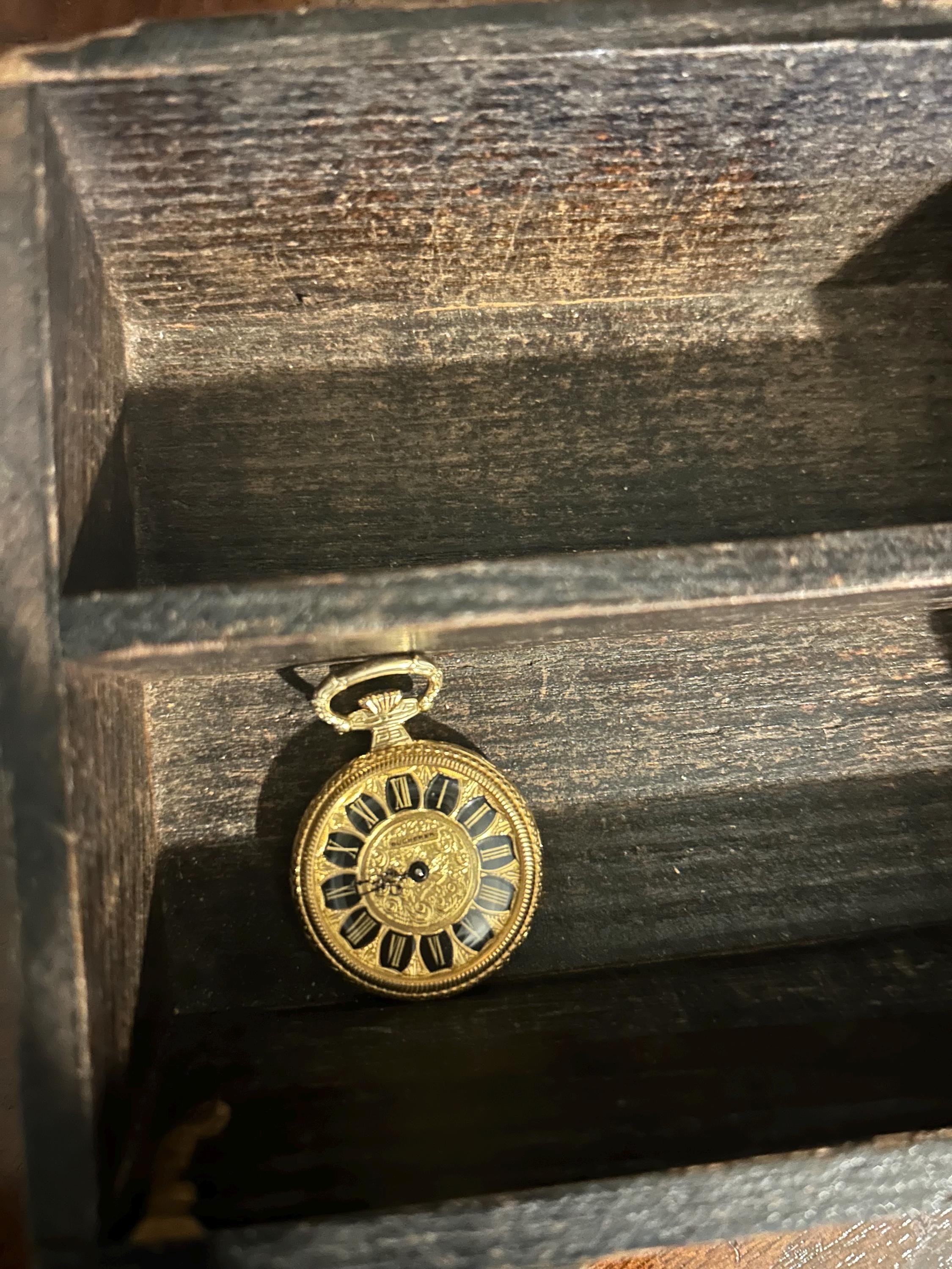 Vintage Bucherer Gold-plated Pocket Watch - Etsy