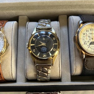 Men's Vintage Watches Lot – Gruen, Citizen, Cadence Geneva Timepieces Box image 4