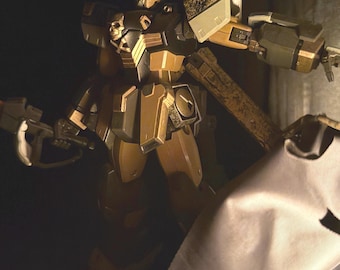 Crossbones Gundam Ver.Ka Volledig gebouwd + volledig aangepast detail "Pirates Pride"