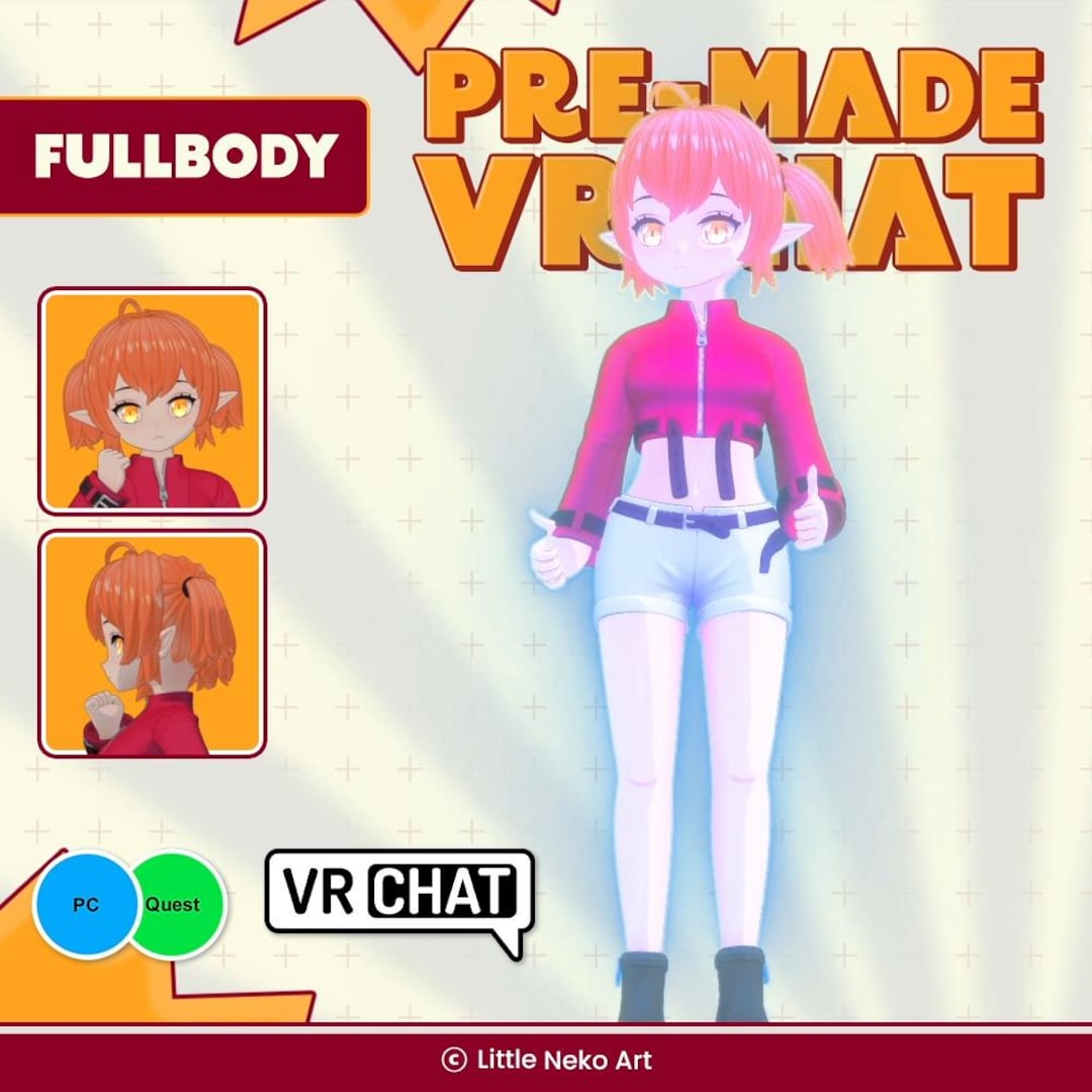 Vrchat Avatar Ivy Human | Anime Girl Avatar | Full Body 3D Model - Etsy