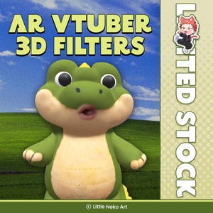 Avatar 3D AR para VTuber / Seguimiento en tiempo real / SnapLens / Modelo listo para streaming