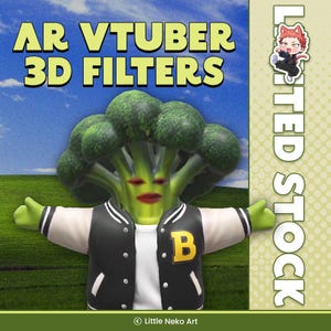 Avatar 3D AR para VTuber / Seguimiento en tiempo real / SnapLens / Modelo listo para streaming