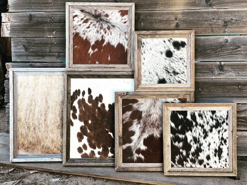 Ceremony Cowhide Branding Frame Etsy