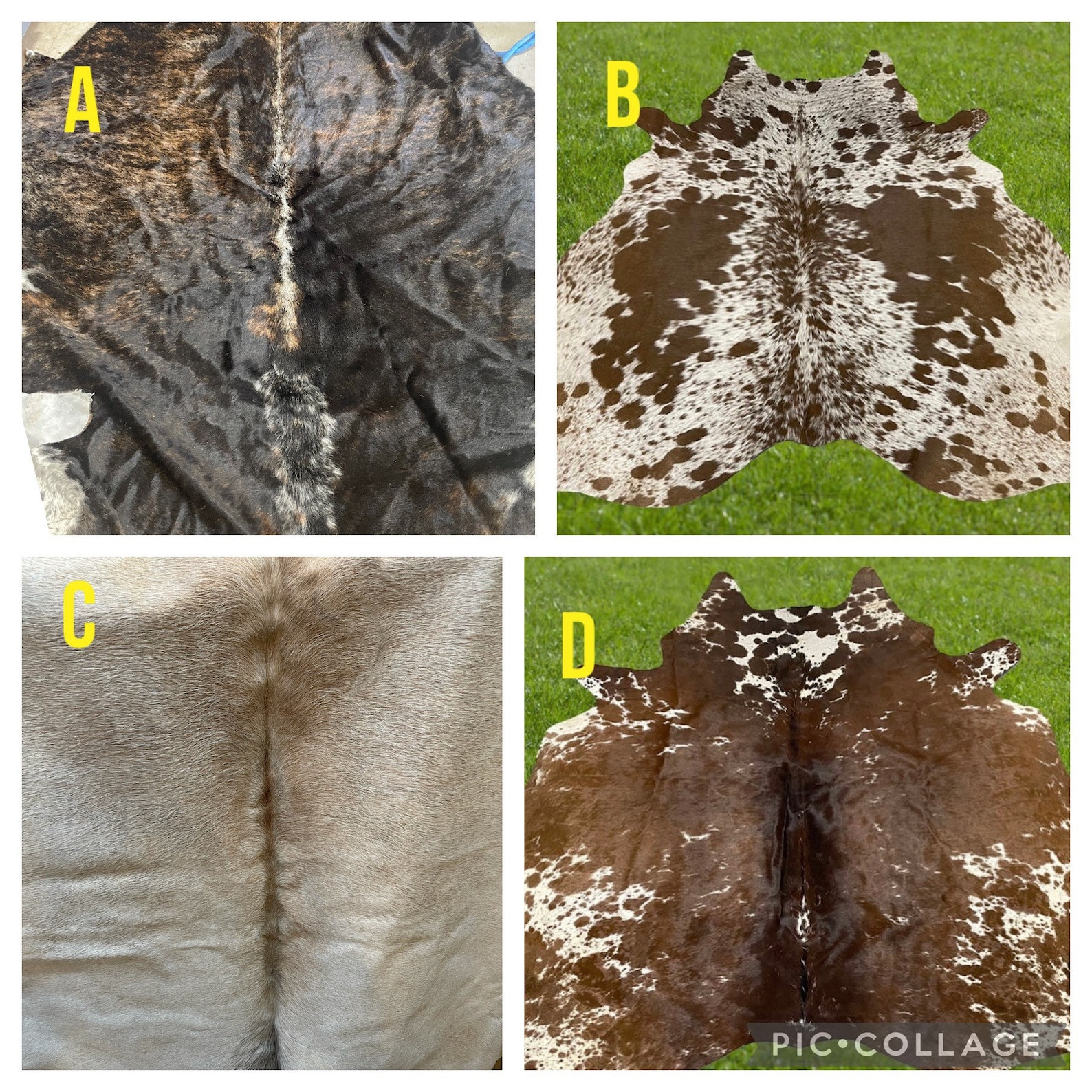 Ceremony Cowhide Branding Frame Etsy