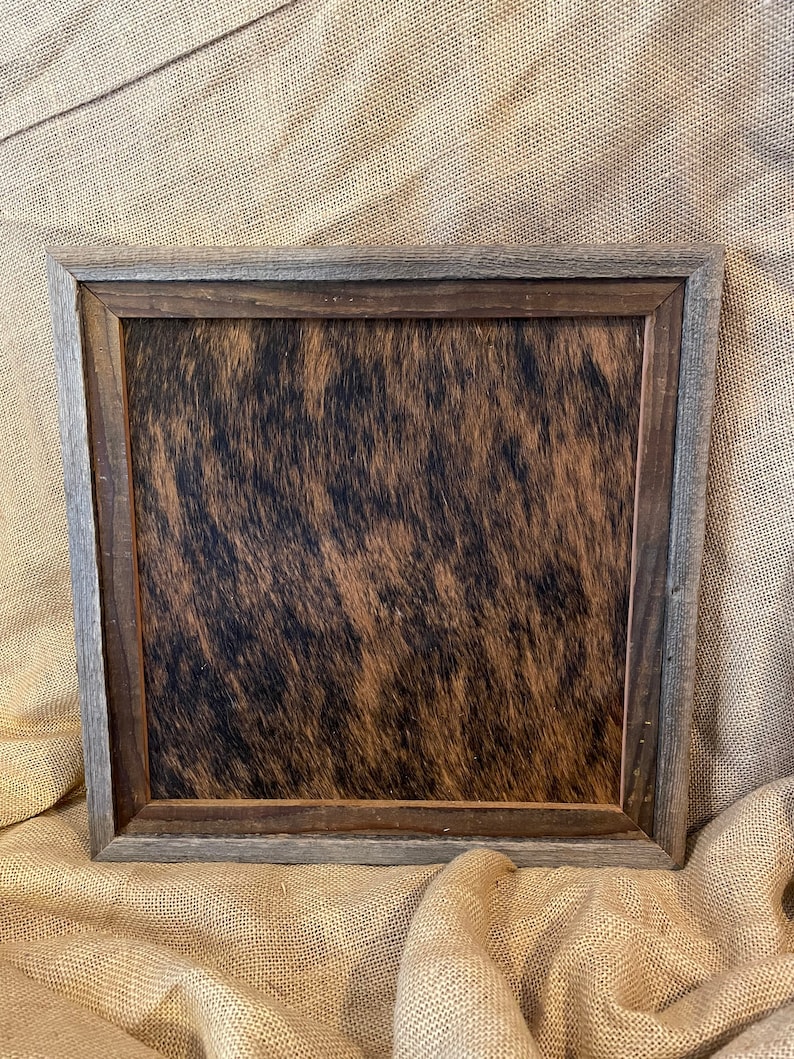 Ceremony Cowhide Branding Frame Etsy