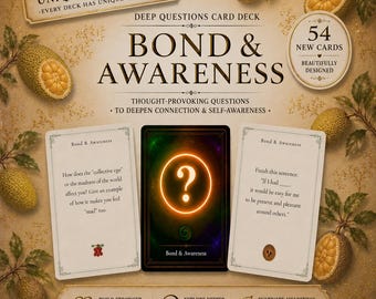 Shadow Work Questions | Printable Journal Prompt Cards | Chempedak Edition | 54-Card Deck