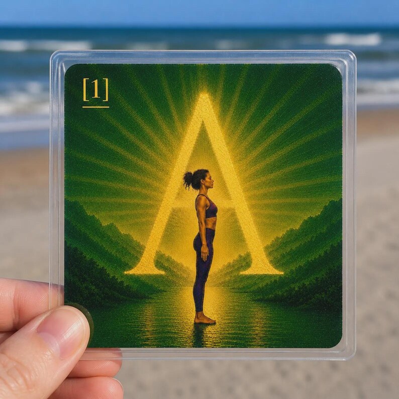 Sun Salutation A B Cards | Surya Namaskar A B Yoga Sequence Deck | 31 Printable Yoga Cards image 6