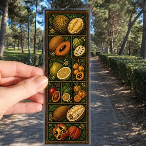 Exotic Fruit Bookmarks | Vintage Botanical Illustration Set | Digital Download | image 7