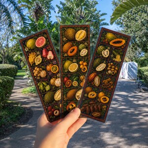 Exotic Fruit Bookmarks | Vintage Botanical Illustration Set | Digital Download | image 5