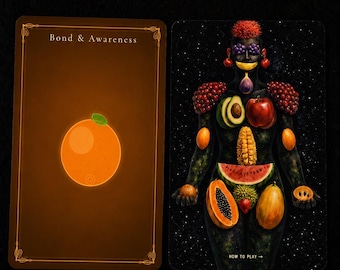108 Shadow Work Prompt Cards | Inner Child  Self Discovery Questions | Orange & Mango Edition |  Instant Download