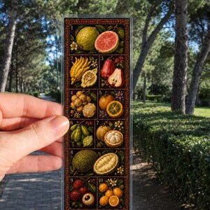 Exotic Fruit Bookmarks | Vintage Botanical Illustration Set | Digital Download | image 3