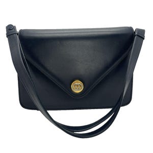 Gucci Shoulder Bag Navy Vintage - Etsy