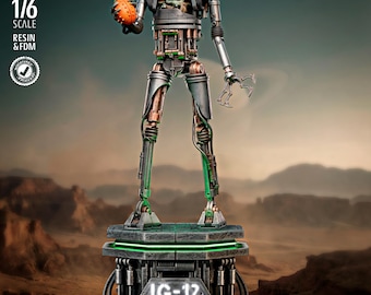 Grogu und IG-12 Skulptur STL | Star Wars Fan Kunst | Action-Figur | Vorgefertigte & nicht unterstützte Skulptur | Digitaler Download