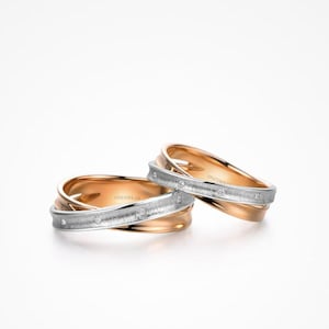 10K Gold Diamond Celtic Knot Ring Eternal Love Wedding Band Anniversary Gift