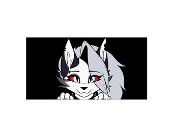 Personalisierbar Loona - Animation - Furry Autoaufkleber - Permanent Aufkleber