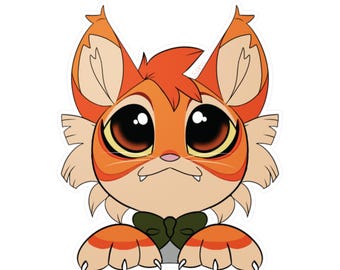 Lackadaisy Calvin Freckle - Animation - Späher - Vynl Aufkleber Furry Sticker