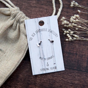 Goose Sterling Silver Mini Stud Earrings