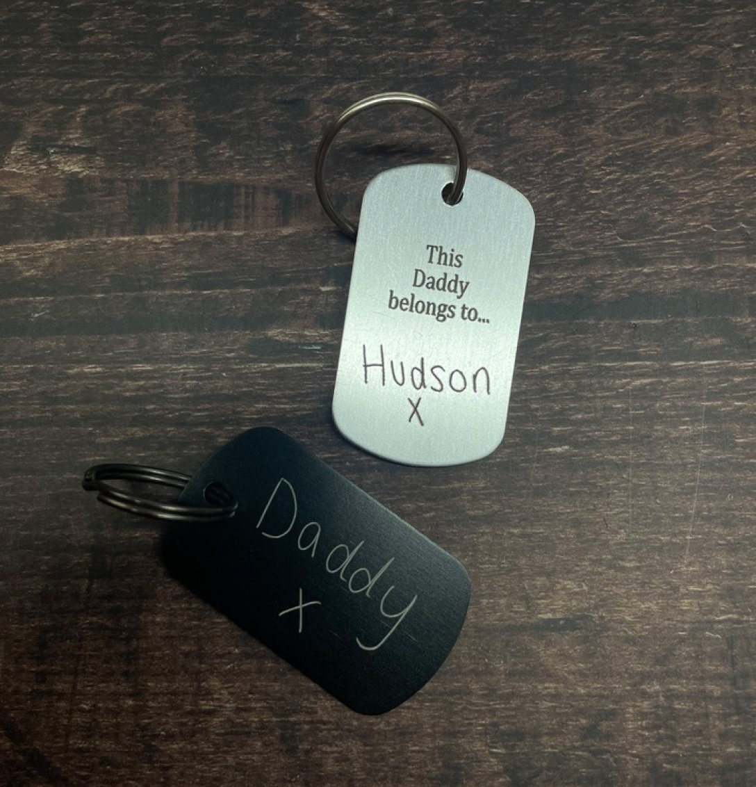Personalised Keyring for Dad, 'this Dad Belongs To' Keyring, Perfect ...