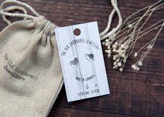Puro Origins Orecchini A Bottone Argento 925: Con Simpatico Dettaglio Pecorella Di Lana, Regalo Ideale
