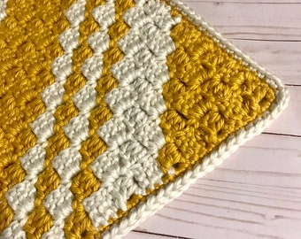 Ready to Ship Baby Car Seat Blanket Honey and Cream Handmade Washable