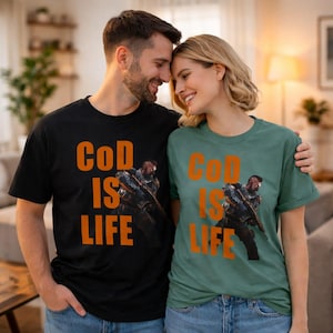 COD Tactical Graphic T-Shirt | Call of Duty Gamer Apparel | Game lover gift