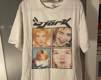 Bjork T-shirt, Vintage Unisex Tee, Band Tour Tee, Retro Music Shirt