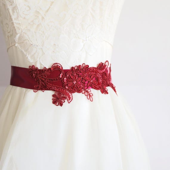 イルマ IRMA スリット バーガンディ ビーズ装飾 マキシドレス 9号 L