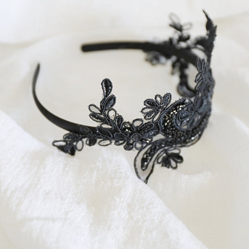 HAIRBAND IN BLACK LACE 295830 main image 0