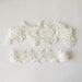 Pearl Beaded Lace Wedding Garter Set, Ivory Lace Garter Set, Wedding Garter Set, Bridal Garter Belt / GT-81