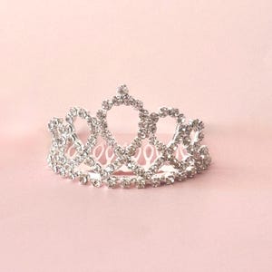 Rhinestone Princess Crown Tiara Comb for Bridal Wedding Pagents , Birthday Mini Tiara