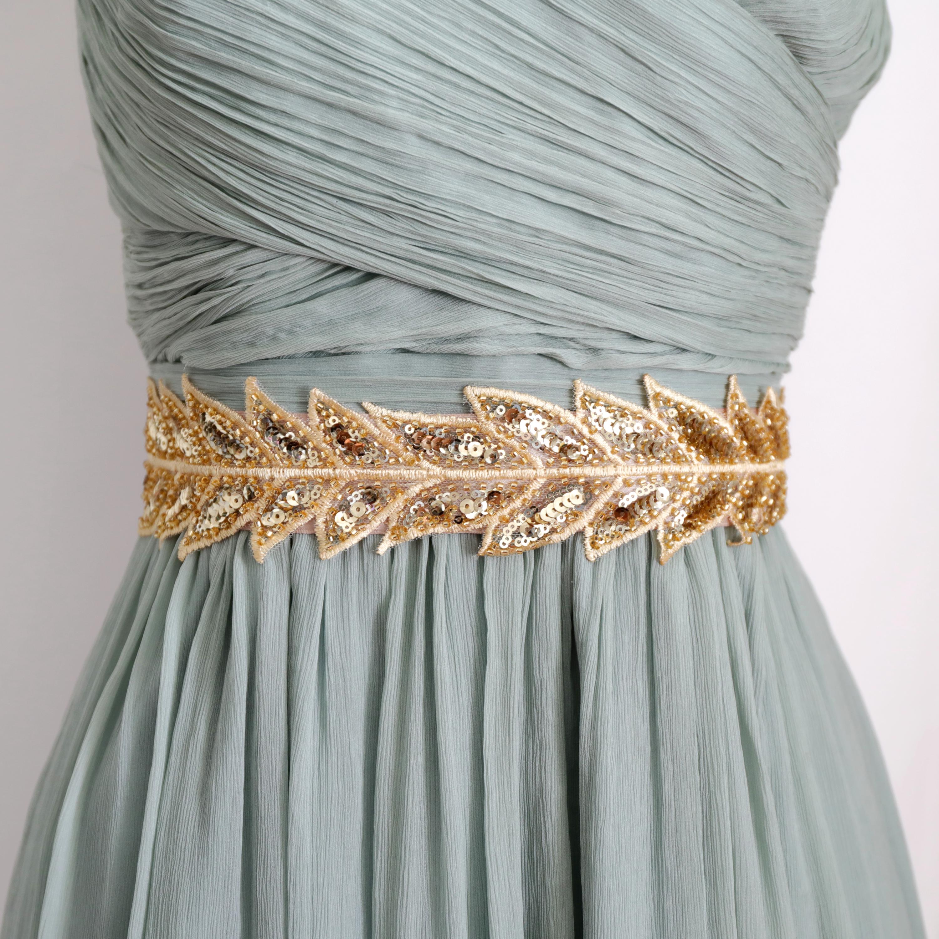 gold ribbon belt for dress Bow color_family:Blue