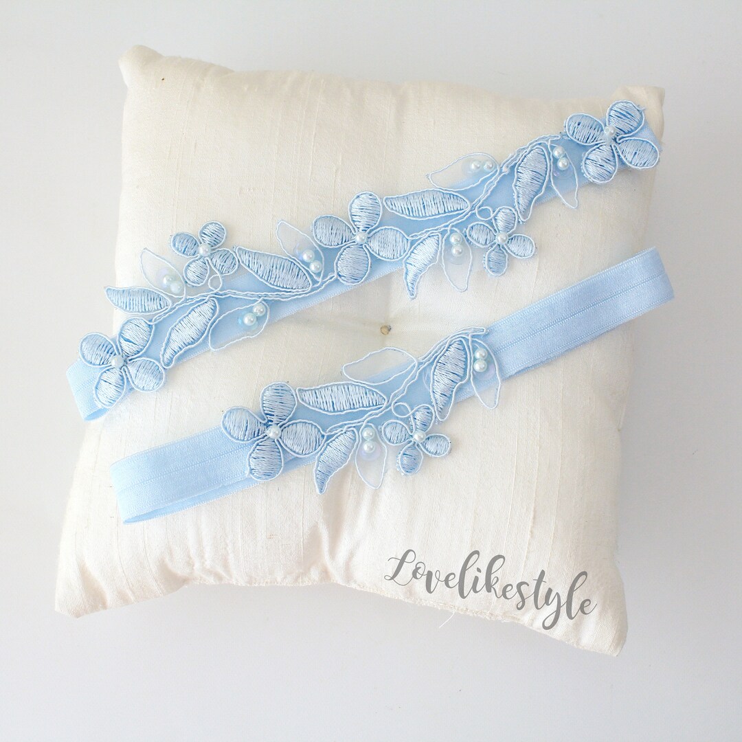 Martha LightBlue Bloomers with Lace main image 1