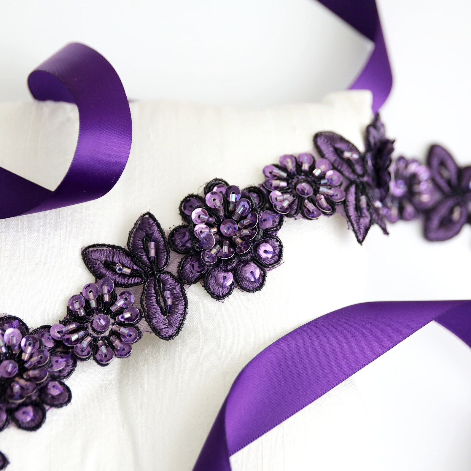Alexandra Plum Lace