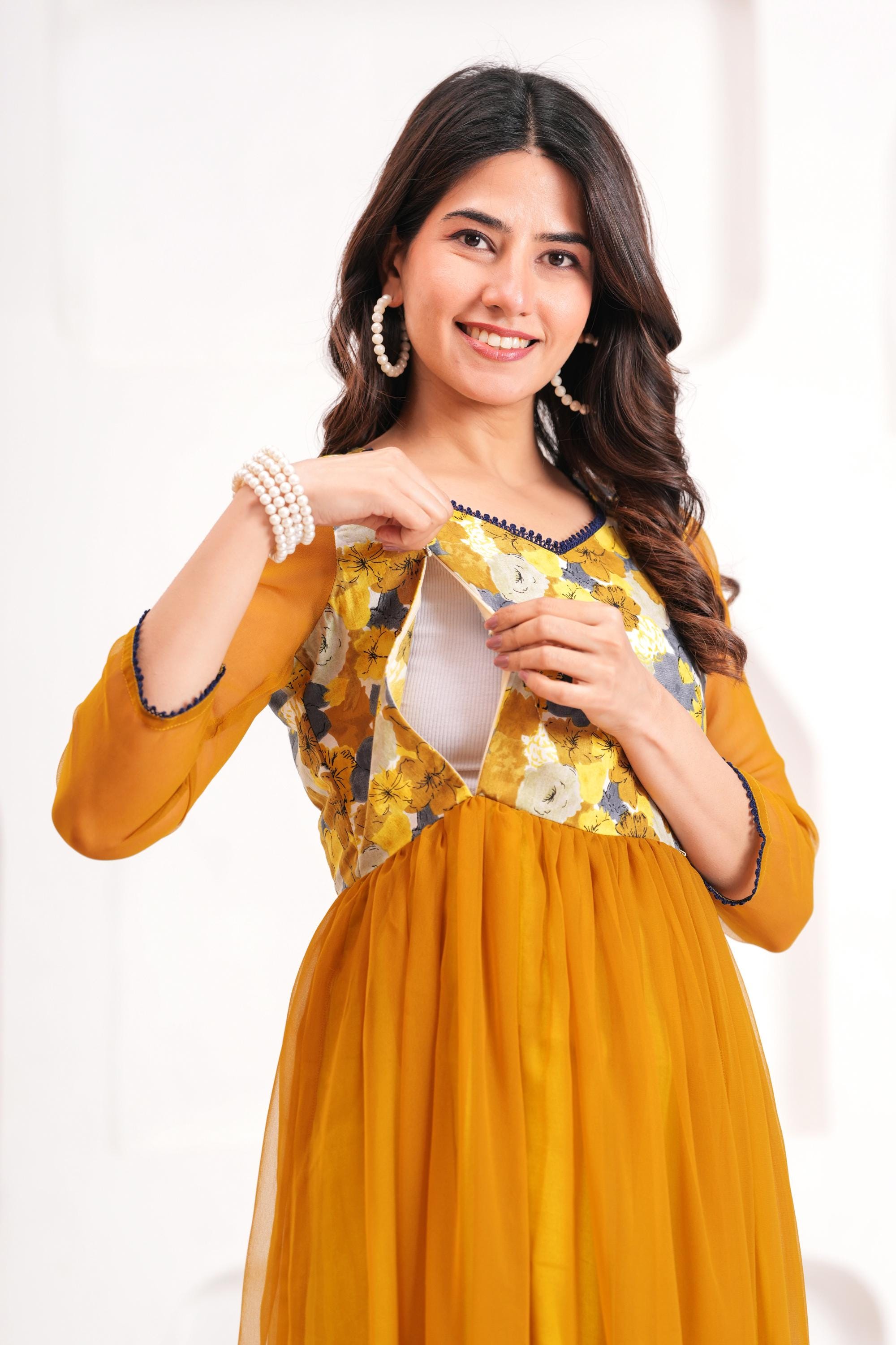 sachin and babi light blue dress Off Shoulder Chiffon Gown with Crystal Waist Detail 46703 main image 1
