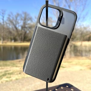Magnetiskt förvaringsfodral (XL) med hopfällbart fack | MagSafe-kompatibel | Minimalistisk fickorganisatör | Cigarettfodral | iPhone EDC