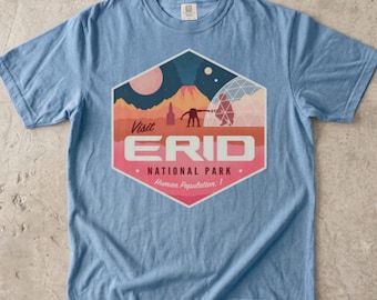 Erid National Park Shirt, Project Hail Mary Gifts, We're Going To Tau Ceti, Rocky Alien Tshirt, Sci-Fi Spaceship Graphic, Bookish Tee
