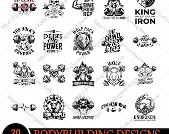 Workout SVG Bundle, Gym svg, Fitness svg, Exercise svg, Bodybuilding svg, Motivational Workout Quotes, Gym Lovers Shirt Design,Funny Gym svg