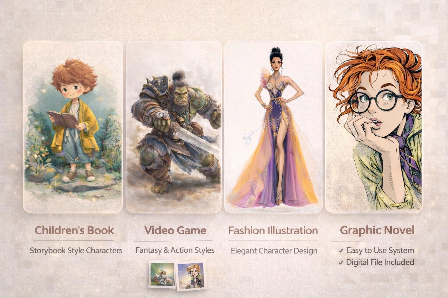 Create Kids Book Characters Fast | Character Creator Toolkit | Story ...