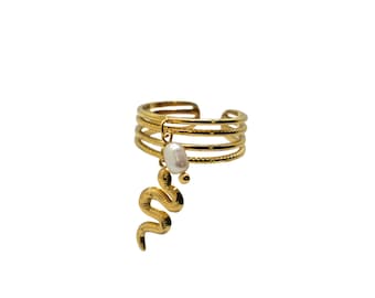 Serpent Stack Ring