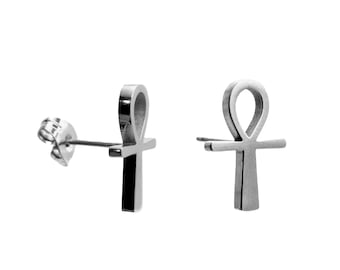 Egyptian Ankh Studs