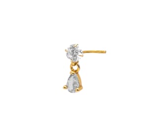 Teardrop Nose Stud