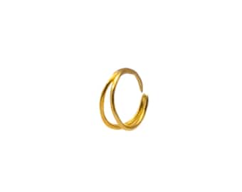 Sterling Silver Double Nose Ring