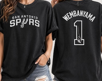 Victor Wembanyama Jersey Shirt, San Antonio Basketball Tee, San Antonio Spurs T-Shirt, Team Name Jersey Tee