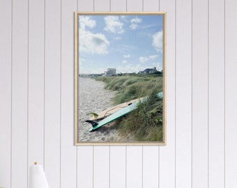 Ditch Plain strandsurfplank - ingelijste canvas muurkunst