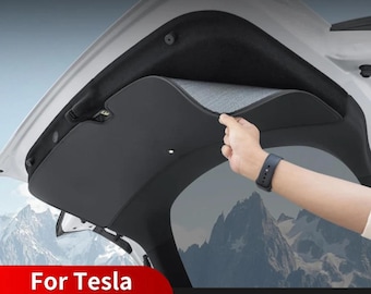 Trunk Mat Compatible with Tesla Model Y 2025 2026 PU Cargo Liner Felt Protective Tailgate Accessory