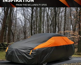 Universal Car Cover Outdoor Waterproof 190T, Full Car Protection for Sun Rain Snow UV, Cover for SUV Sedan