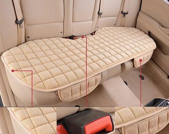 Plush Car Seat Cover Cushion, Ultra Soft Anti Slip Protector Mat Universal for Sedan SUV Truck Pickup