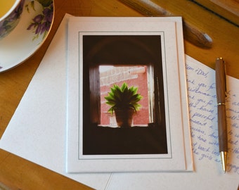 Luminous Photo Greeting Card on Recycled Paper