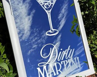 DIRTY MARTINI - Opera d'arte specchiata